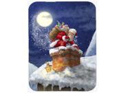 Christmas Santa Claus in the Chimney Mouse Pad Hot Pad or Trivet APH5479MP