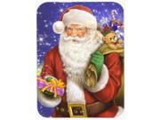 Christmas Santa Claus Ready to Work Glass Cutting Board Large APH7595LCB