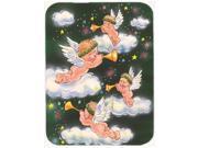 Angels on Green Mouse Pad Hot Pad or Trivet AAH7253MP