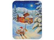 Christmas Gnome Headed out Glass Cutting Board Large ACG0147LCB