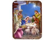 The Wise Men at the Nativity Christmas Glass Cutting Board Large APH5603LCB
