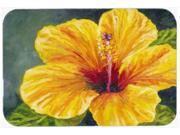 Yellow Hibiscus by Malenda Trick Kitchen or Bath Mat 20x30 TMTR0321CMT