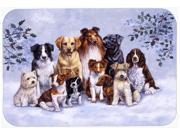 Winter Dogs Kitchen or Bath Mat 20x30 BDBA316ACMT