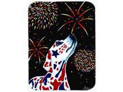 For our Heros Fireworks Patriotic Dalmatian Glass Cutting Board Large AMB1451LCB