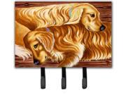 Zeus and Chloie the Golden Retrievers Leash or Key Holder AMB1387TH68