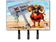 The Dog Beach Dachshund Leash or Key Holder AMB1341TH68