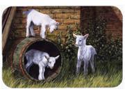 Goats by Daphne Baxter Glass Cutting Board Large BDBA0232LCB