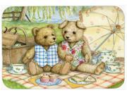 Summertime Teddy Bears Picnic Kitchen or Bath Mat 24x36 CDCO0308JCMT