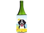 Bernese Mountain Dog Summer Beach Wine Bottle beverage Insulator Hugger BB2105LITERK