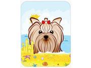 Yorkie Yorkishire Terrier Summer Beach Mouse Pad Hot Pad or Trivet BB2072MP