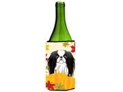 Japanese Chin Thanksgiving Wine Bottle beverage Insulator Hugger BB2036LITERK