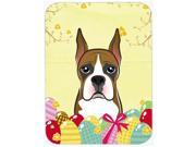 Boxer Easter Egg Hunt Glass Cutting Board Large BB1905LCB
