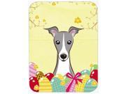 Italian Greyhound Easter Egg Hunt Glass Cutting Board Large BB1918LCB