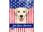 God Bless American Flag with Golden Retriever Flag Canvas House Size BB2182CHF