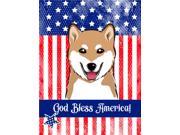 Shiba Inu Flag Canvas House Size BB2155CHF