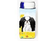 Japanese Chin Summer Beach Michelob Ultra beverage Insulator for slim cans BB2098MUK