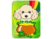 Buff Poodle St. Patrick s Day Mouse Pad Hot Pad or Trivet BB2002MP
