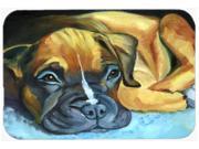 Boxer Pup Mouse Pad Hot Pad or Trivet 7401MP