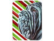 Neapolitan Mastiff Candy Cane Holiday Christmas Mouse Pad Hot Pad or Trivet LH9589MP