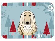 Winter Holiday Afghan Hound Mouse Pad Hot Pad or Trivet BB1740MP