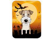 Halloween Wire Haired Fox Terrier Mouse Pad Hot Pad or Trivet BB1805MP