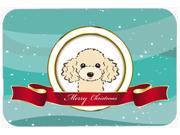 Buff Poodle Merry Christmas Mouse Pad Hot Pad or Trivet BB1568MP