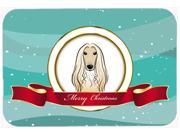 Afghan Hound Merry Christmas Glass Cutting Board Large BB1554LCB