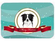 Border Collie Merry Christmas Mouse Pad Hot Pad or Trivet BB1551MP