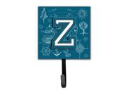 Letter Z Sea Doodles Initial Alphabet Leash or Key Holder CJ2014 ZSH4