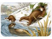 Playtime Otters Kitchen or Bath Mat 20x30 ASA2186CMT