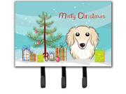 Christmas Tree and Longhair Creme Dachshund Leash or Key Holder BB1584TH68