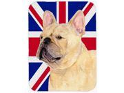 French Bulldog with English Union Jack British Flag Mouse Pad Hot Pad or Trivet SS4927MP
