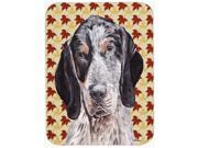 Blue Tick Coonhound Fall Leaves Mouse Pad Hot Pad or Trivet SC9673MP