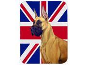 Great Dane with English Union Jack British Flag Mouse Pad Hot Pad or Trivet LH9464MP
