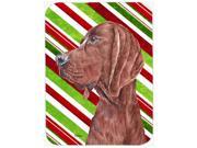 Redbone Coonhound Candy Cane Christmas Mouse Pad Hot Pad or Trivet SC9803MP