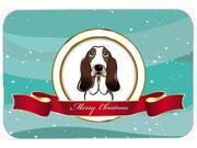Basset Hound Merry Christmas Mouse Pad Hot Pad or Trivet BB1553MP