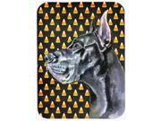 Black Great Dane Candy Corn Halloween Mouse Pad Hot Pad or Trivet LH9550MP
