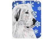 Great Pyrenees Winter Snowflakes Mouse Pad Hot Pad or Trivet SC9786MP