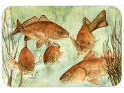 Red Fish Swim Mouse Pad Hot Pad or Trivet 8983MP