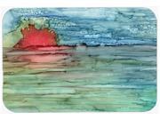 Abstract Sunset on the Water Kitchen or Bath Mat 24x36 8984JCMT