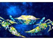Crab Blue Fabric Placemat MW1101PLMT