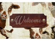 Welcome cow Fabric Placemat SB3065PLMT