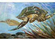 Loggerhead Sea Turtle Fabric Placemat JMK1118PLMT