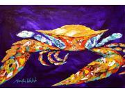 The Right Stuff Crab in Purple Fabric Placemat MW1172PLMT