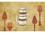 Teapot Welcome Fabric Placemat SB3088PLMT