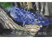 Blue Alligator Fabric Placemat JMK1135PLMT