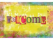 Artsy Welcome Fabric Placemat SB3097PLMT