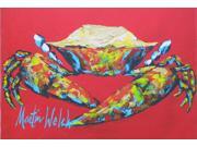 Crab Seafood One Fabric Placemat MW1096PLMT