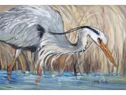 Blue Heron in the reeds Fabric Placemat JMK1013PLMT