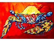 Bring it on Crab in Red Fabric Placemat MW1208PLMT